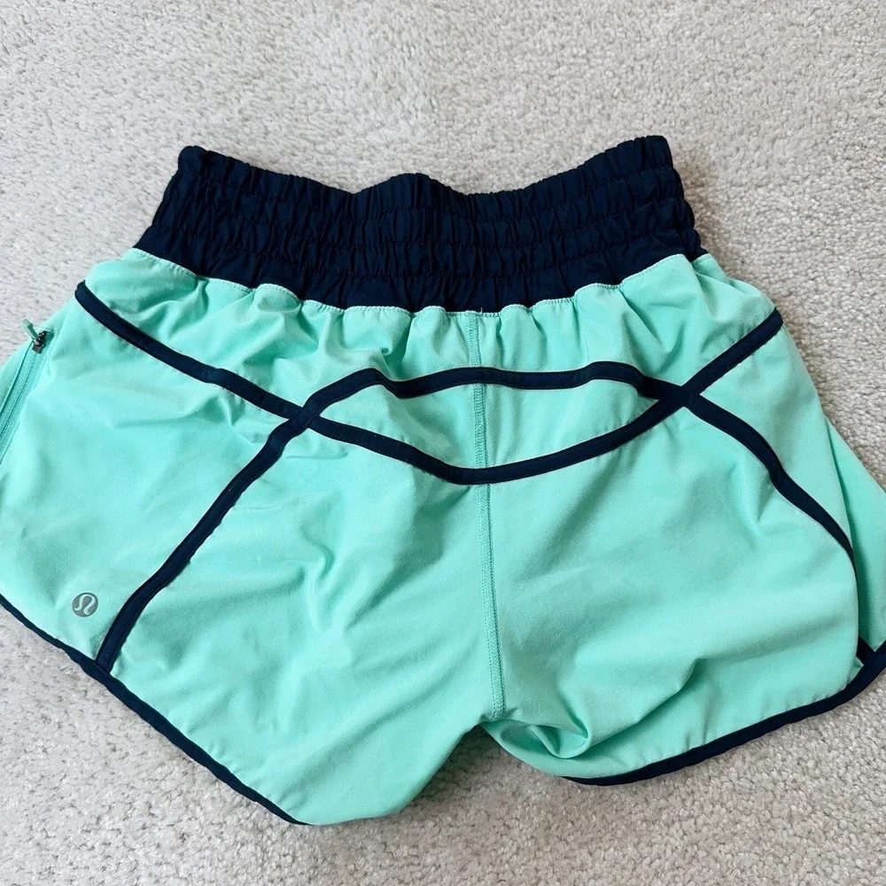 LULULEMON TRACKER SHORTS II *4-way Stretch SIZE  8 Color Menthol